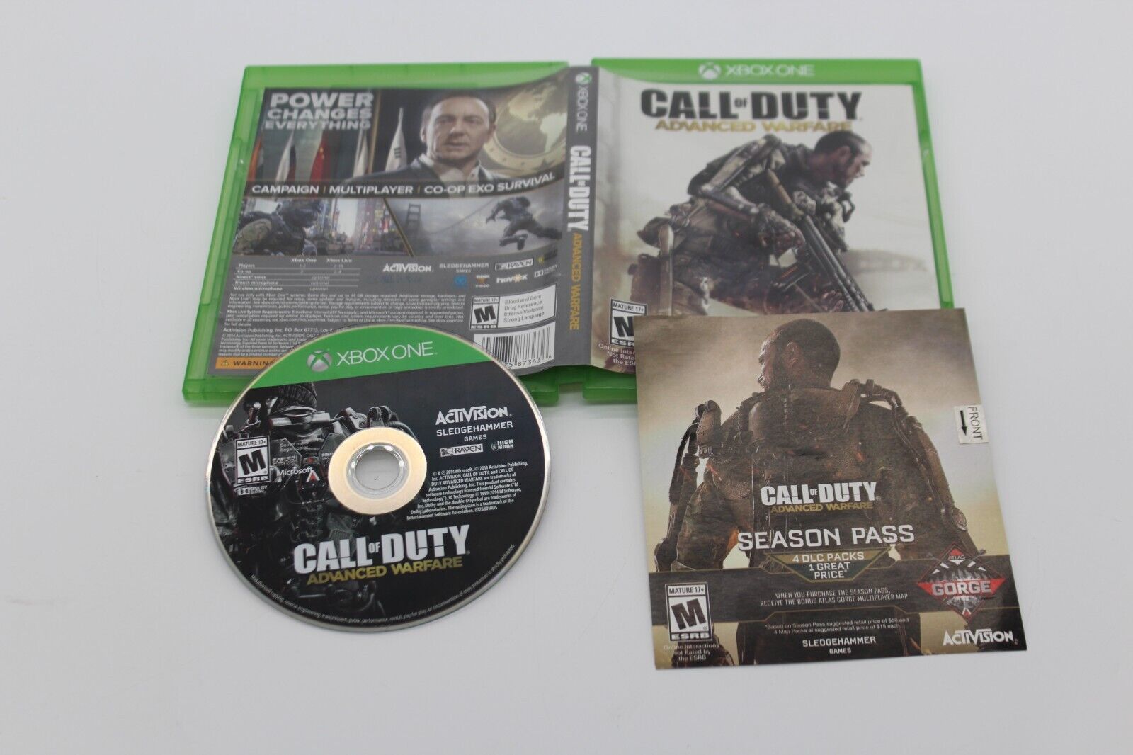 Call of Duty: Advanced Warfare (Microsoft Xbox One, 2014) Complete