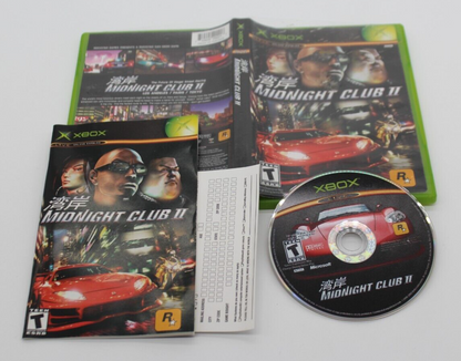 Midnight Club II 2 (Microsoft Xbox, 2003) Complete Very Nice