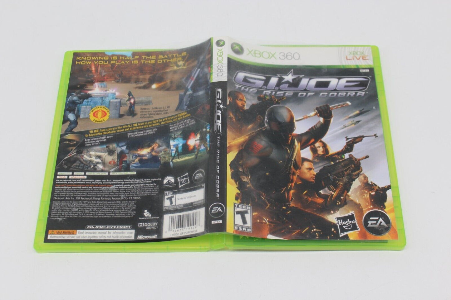 G.I. Joe The Rise of Cobra Microsoft Xbox 360 Complete in Box CIB