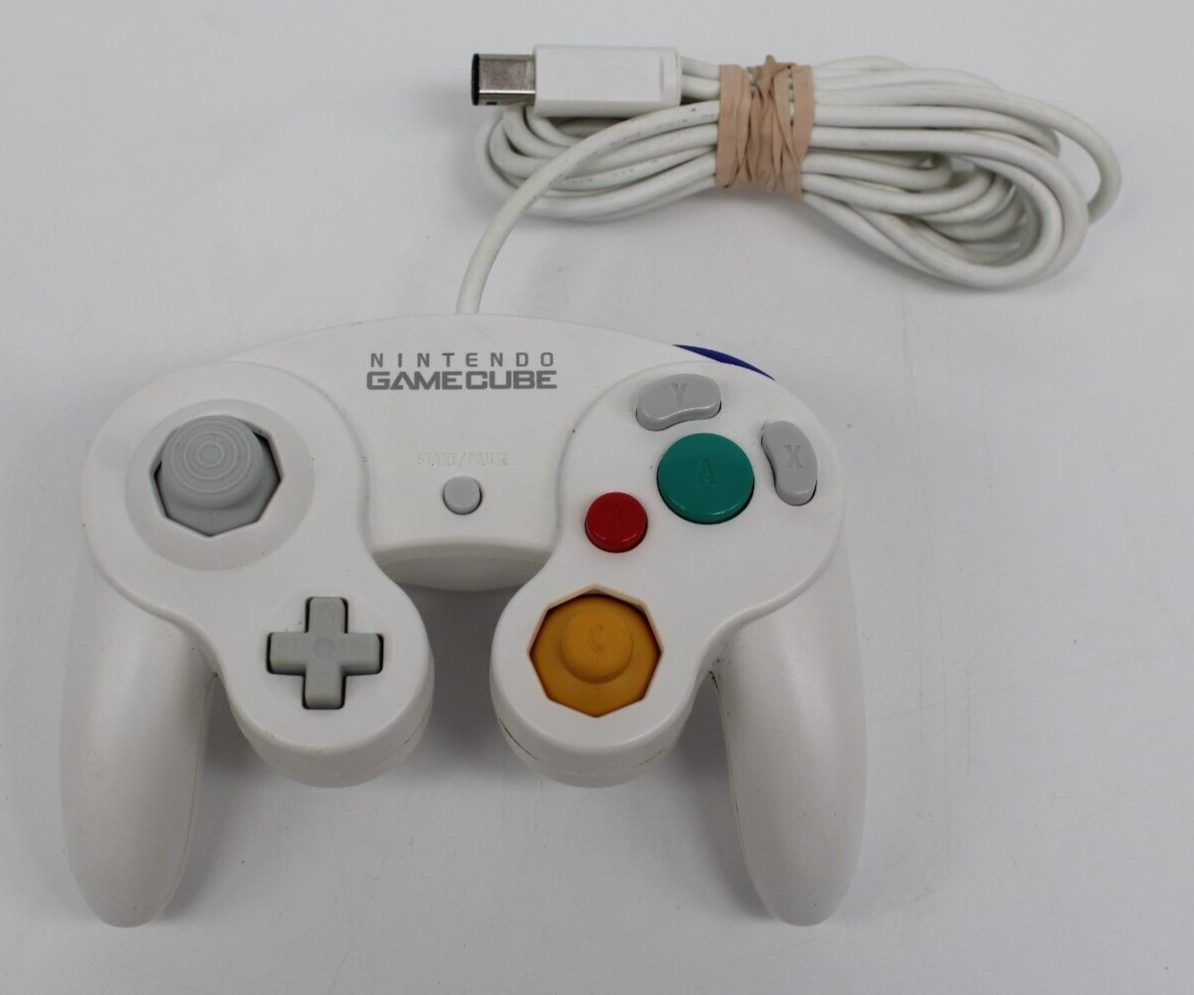 Nintendo GameCube Controller - White - OEM | TIGHT JOYSTICKS TESTED - RARE!