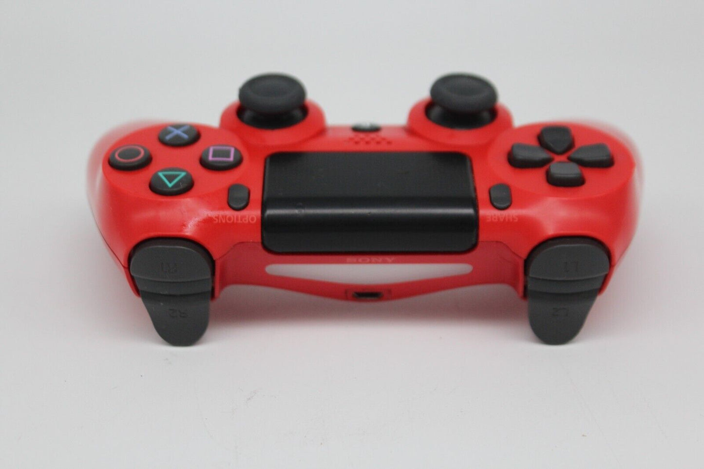 Sony PS4 Model CUH-ZCT2U Play Station 4 Wireless Controller Magma Red Tested