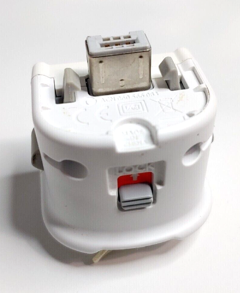 Authentic OEM Nintendo Wii Motion Plus Adapter Great Condition White Tested