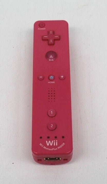 Nintendo Wii Controller RVL-036 OEM Wii Remote Motion Plus Pink Blue Red Black