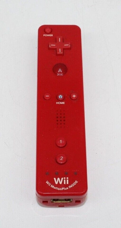 Nintendo Wii Controller RVL-036 OEM Wii Remote Motion Plus Pink Blue Red Black