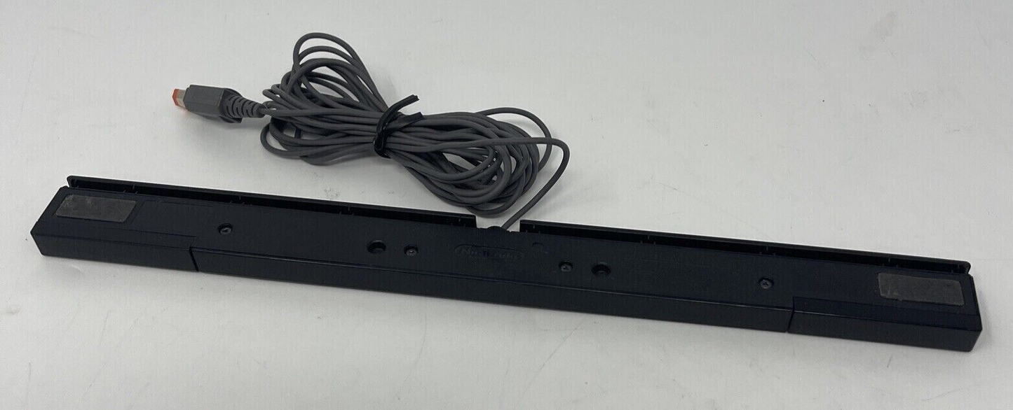 Nintendo Black OEM Sensor Bar Wired Official RVL-014 For Wii And Wii U