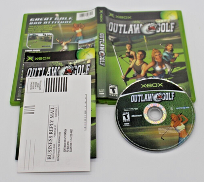 Outlaw Golf (Microsoft Xbox, 2002) Complete In Box