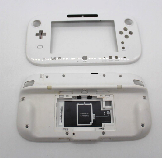 OEM Nintendo White Wii U Gamepad Shell Replacement Part WUP-010 Front and Rear