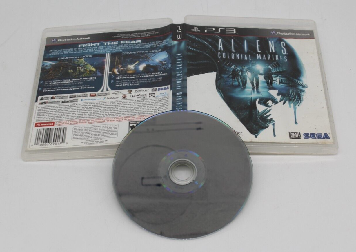 Aliens: Colonial Marines (Sony PlayStation 3, 2013) PS3