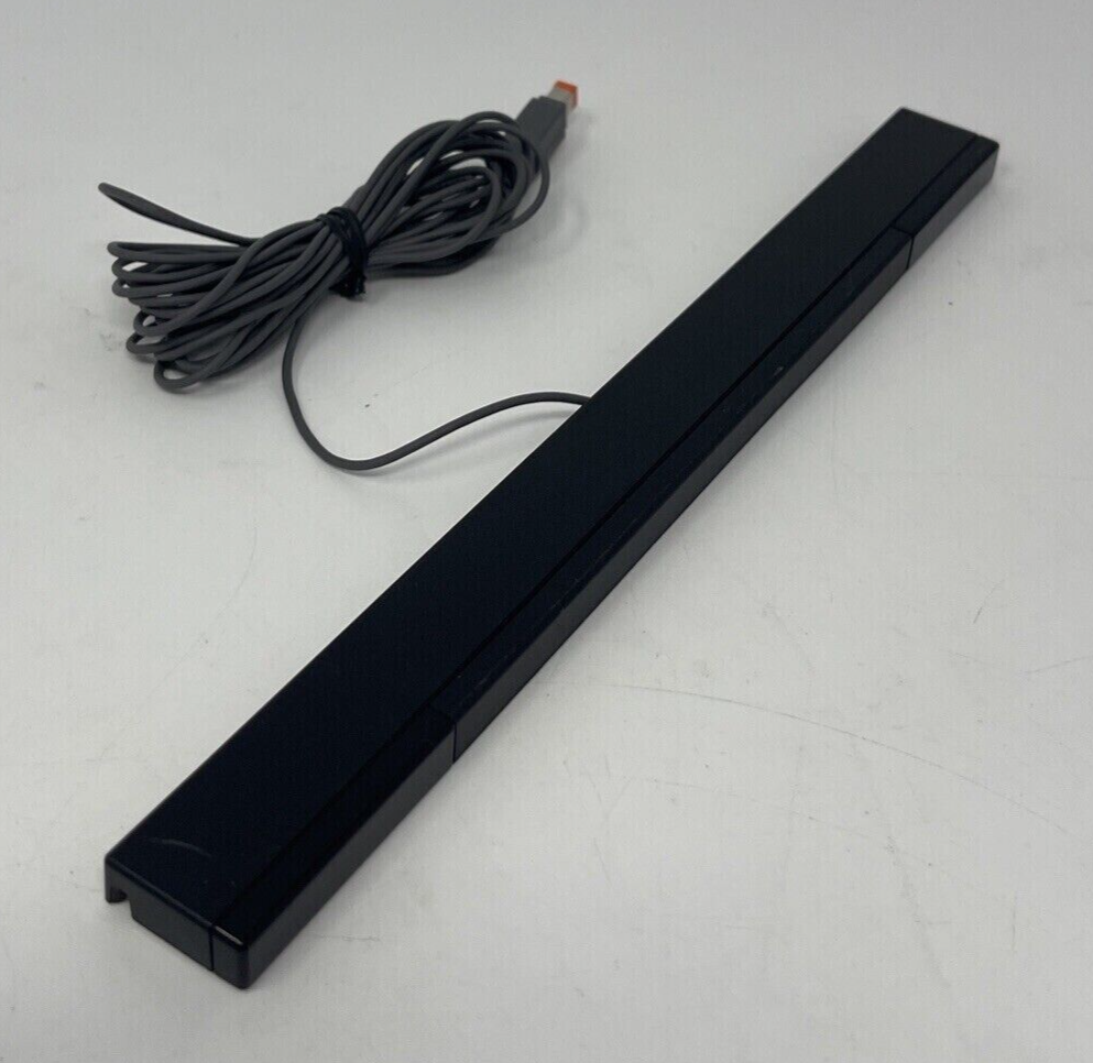 Nintendo Black OEM Sensor Bar Wired Official RVL-014 For Wii And Wii U