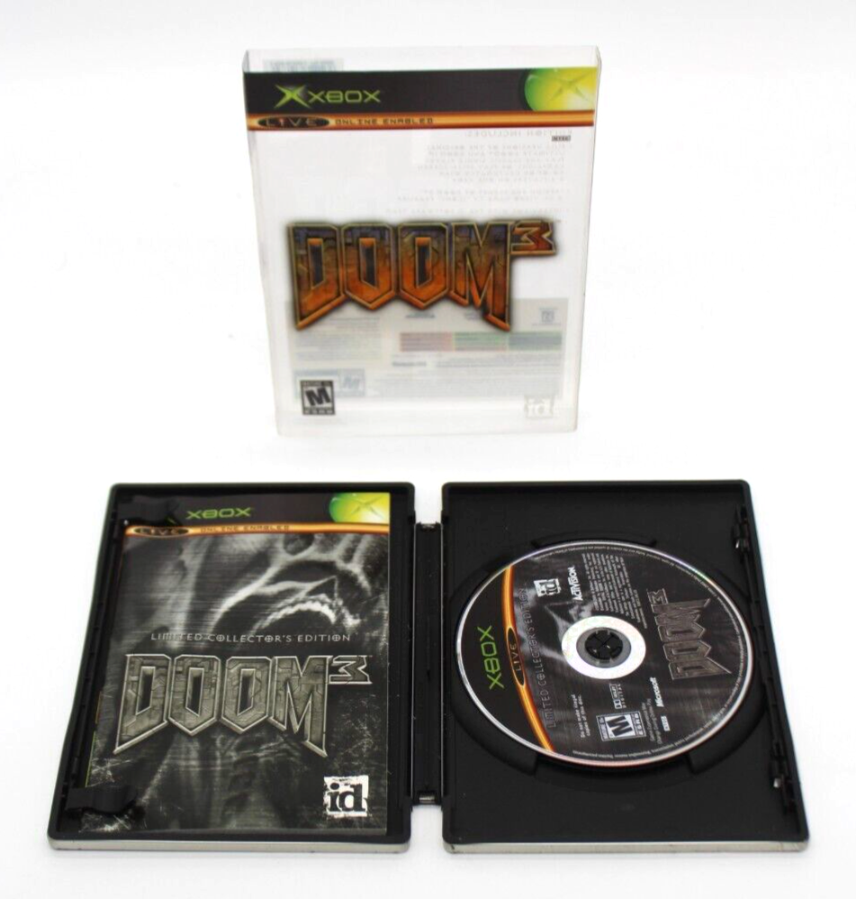 Doom 3: Limited Collector's Edition (Microsoft Xbox 2005) Complete Very Nice