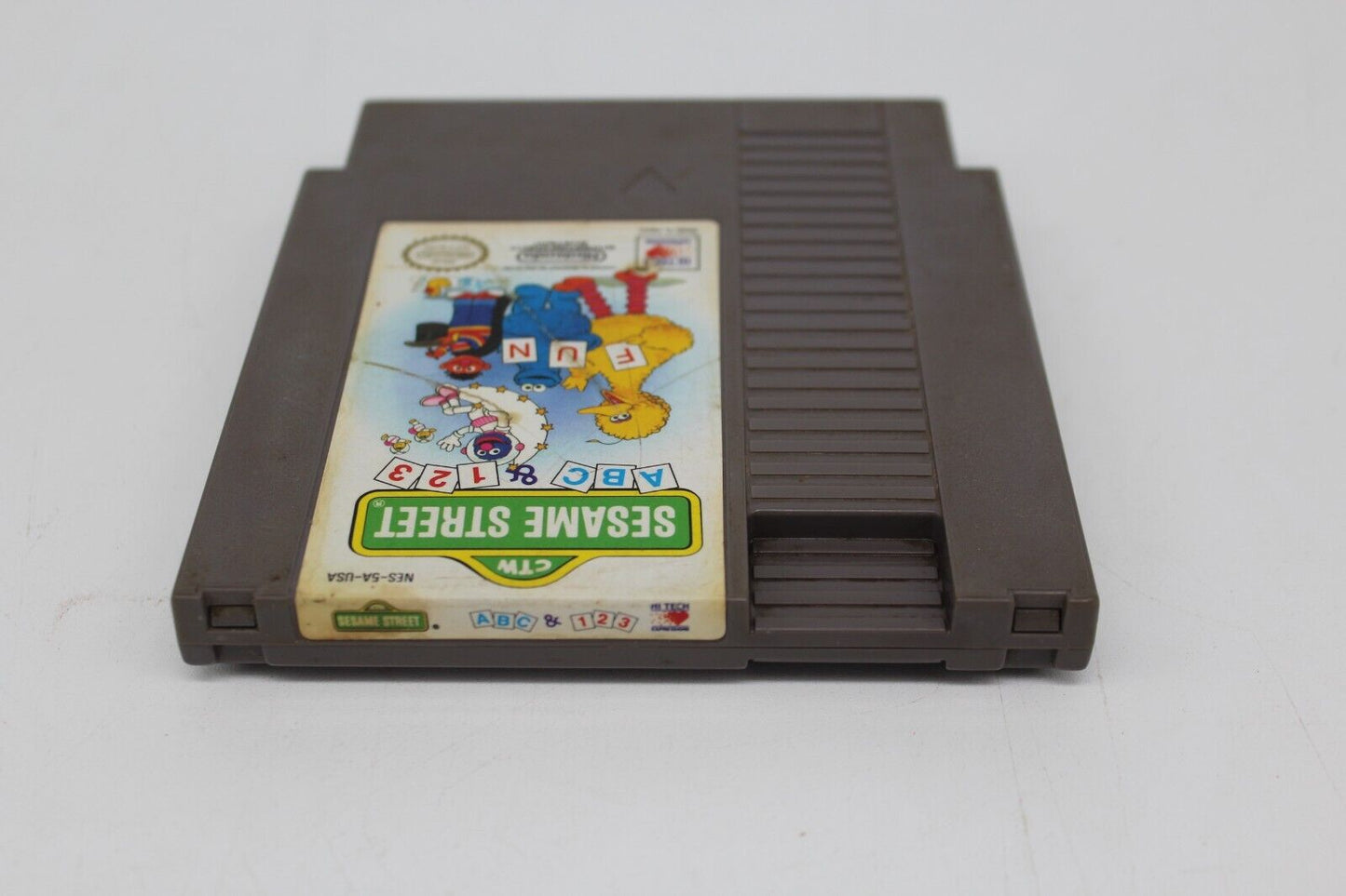 Sesame Street ABC & 123 *** Nintendo Nes Cleaned & Tested Authentic