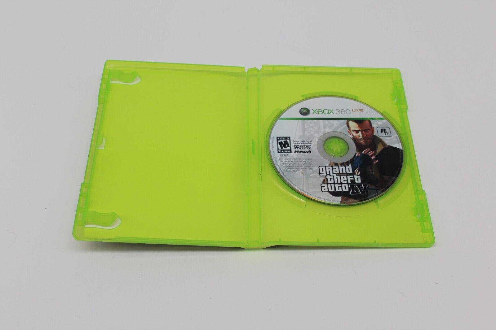 Grand Theft Auto IV (Xbox 360, 2008) Case & Disc Only Tested Working - Free Ship