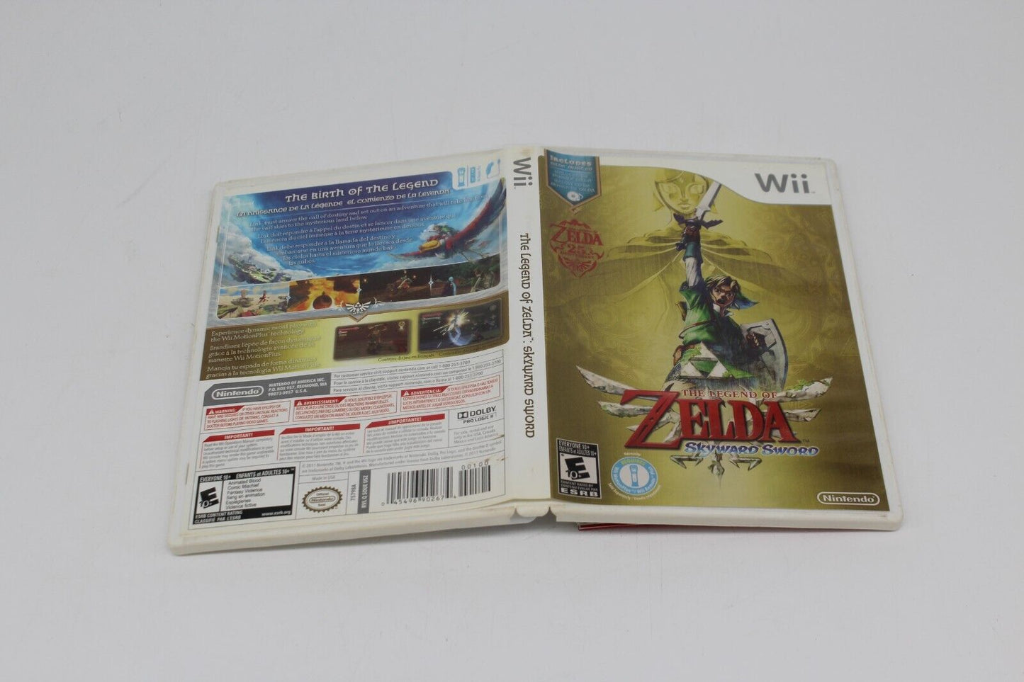 Legend of Zelda Skyward Sword - Nintendo Wii 2011 Complete CIB w/ Music CD Nice