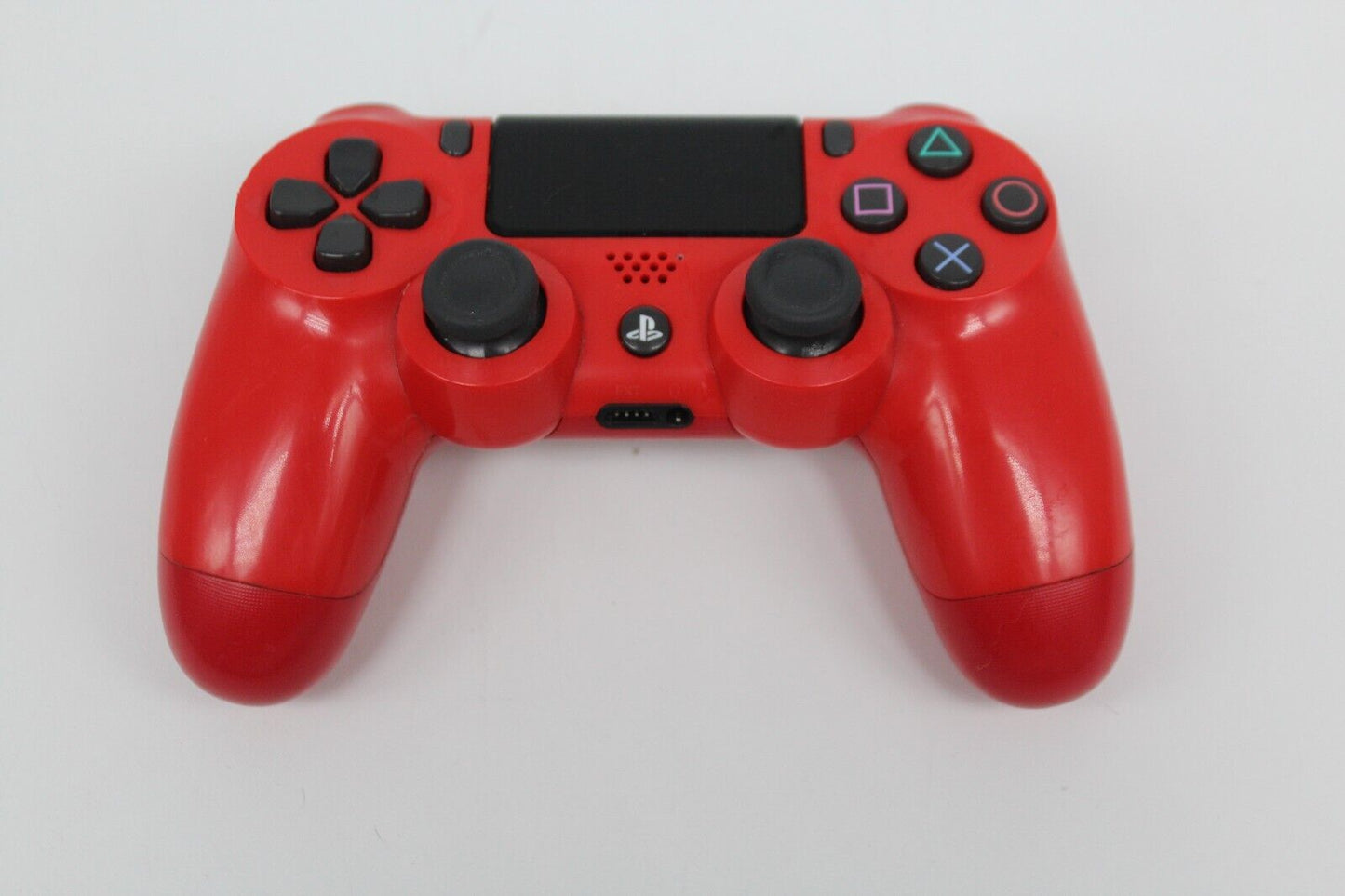 Sony PS4 Model CUH-ZCT2U Play Station 4 Wireless Controller Magma Red Tested