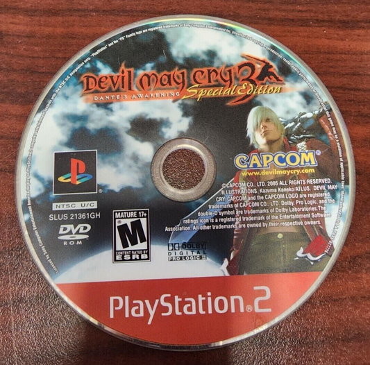 Devil May Cry 3 Special Edition (PlayStation 2 PS2) DISC ONLY