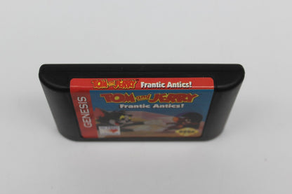 Tom and Jerry: Frantic Antics (Sega Genesis, 1993) Cartridge and Manual Works