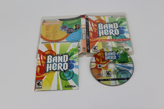 Band Hero (Sony PlayStation 3 PS3 , 2009) Complete With Manual