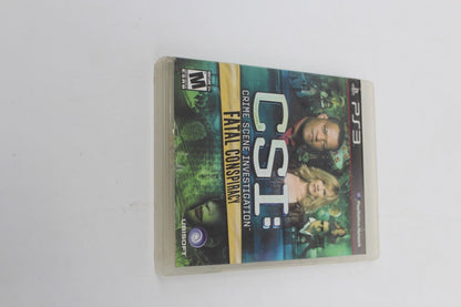 CSI: Fatal Conspiracy Playstation 3 PS3 No Manual