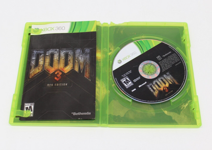 Doom 3 BFG Edition For Xbox 360 Shooter Video Game with Manual Tested & Works