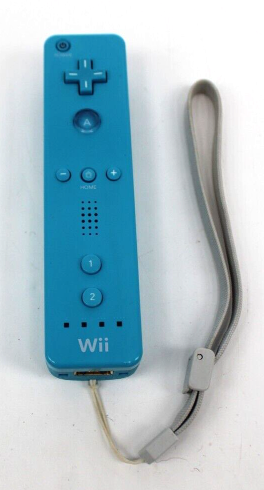 Blue Teal Official OEM Nintendo Wii Remote Wiimote Controller RVL-003