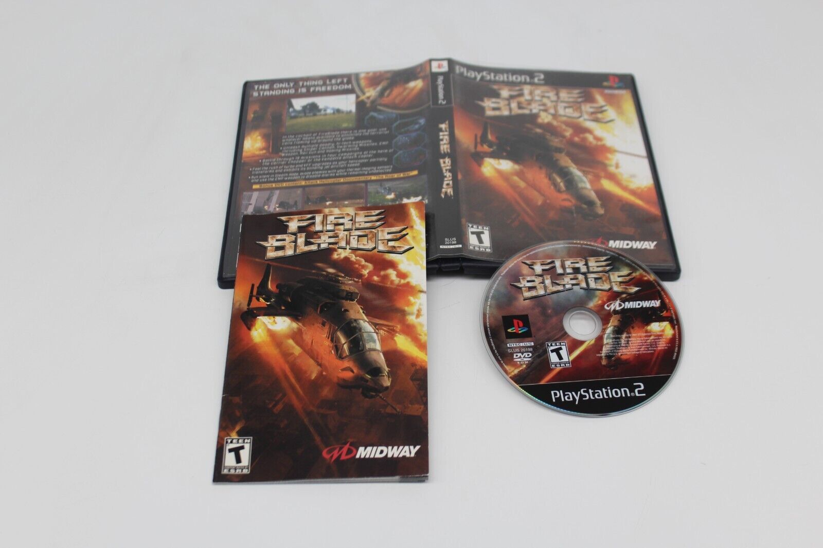 Fire Blade (Sony PlayStation 2, PS2, 2002) Complete CIB