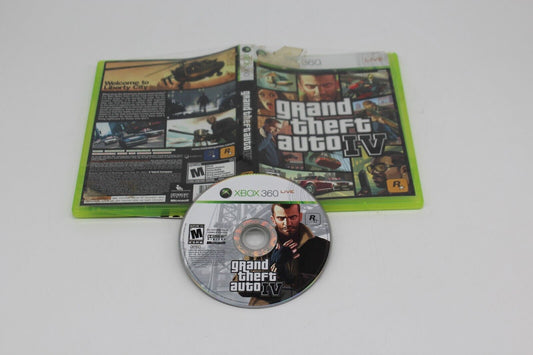 Grand Theft Auto IV (GTA 4) Platinum Hits Xbox 360 With Map