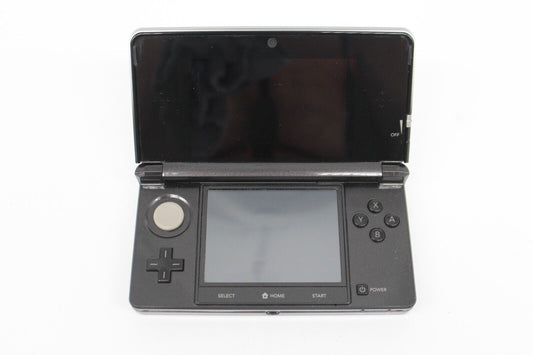 Cosmo Black Console - Nintendo 3DS Authentic with 2G SD Card and Charger - Nice