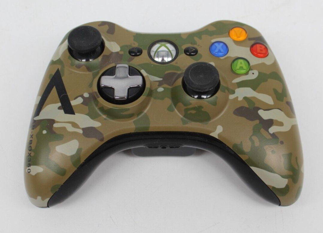 Microsoft Xbox 360 Wireless Gaming Controller Limited Edition Halo 4 Camo OEM