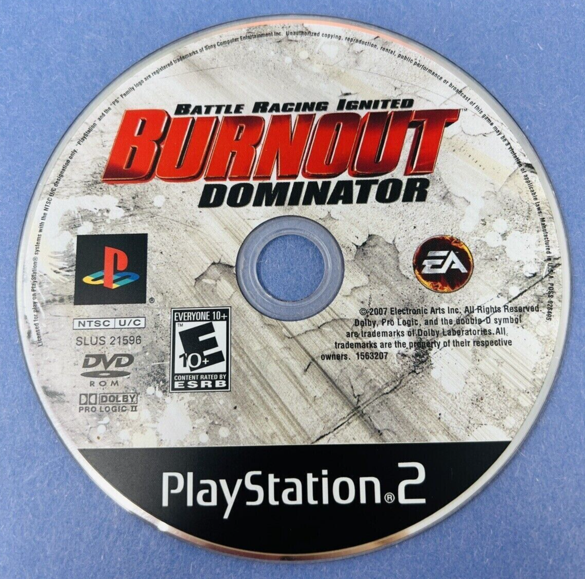 Burnout Dominator (PlayStation 2 PS2, 2007) Disc Only - Fully Tested!