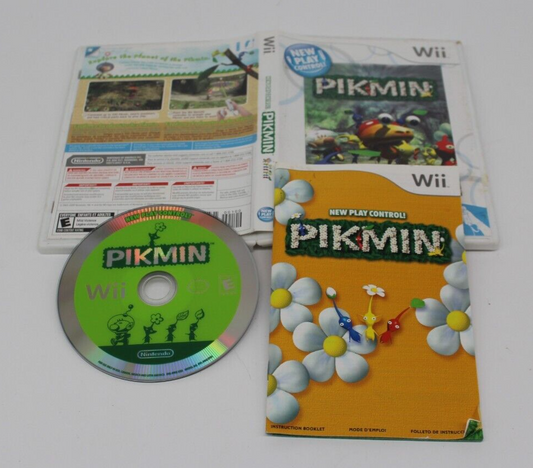 Pikmin New Play Control (Nintendo Wii) - Complete - Great Condition