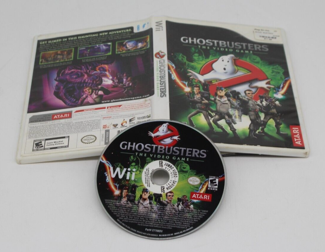 Ghostbusters: The Video Game (Nintendo Wii, 2009) Complete with Manual  - Tested