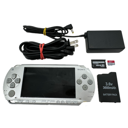 PlayStation Portable PSP 1000 64GB Bundle (Used console with new battery)