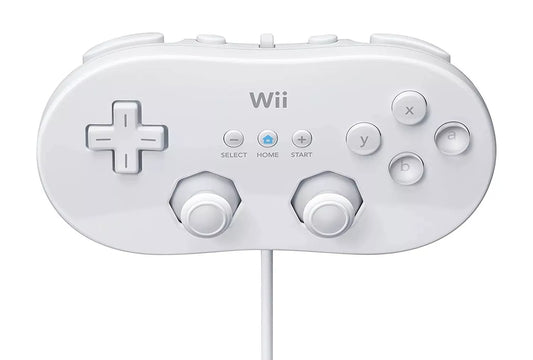 OEM Nintendo Wii Classic Controller - White RVL-005 (Used)