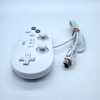 OEM Nintendo Wii Classic Controller - White RVL-005 (Used)